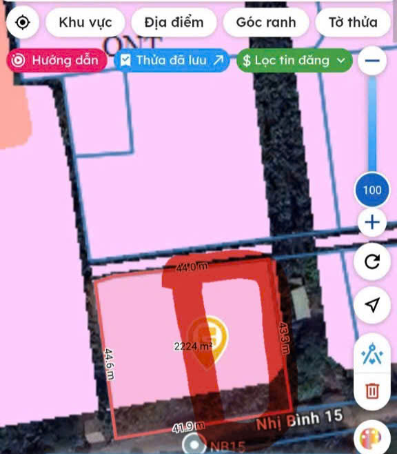 CHÍNH CHỦ BÁN ĐẤT GIÁ RẺ MẶT TIỀN NHỰA NHỊ BÌNH 15 – HÓC MÔN