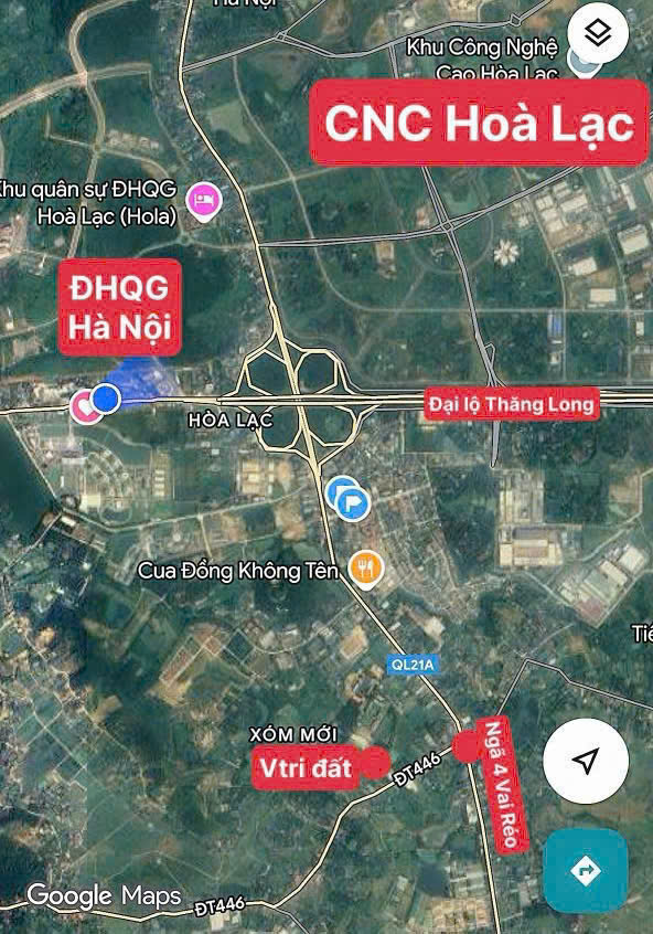 ĐẤT HIẾM HÒA LẠC – 1KM TỚI Đại học Quốc gia Hà Nội, SÁT Quốc lộ 21 – GIÁ F0 CÒN SÓT LẠI!