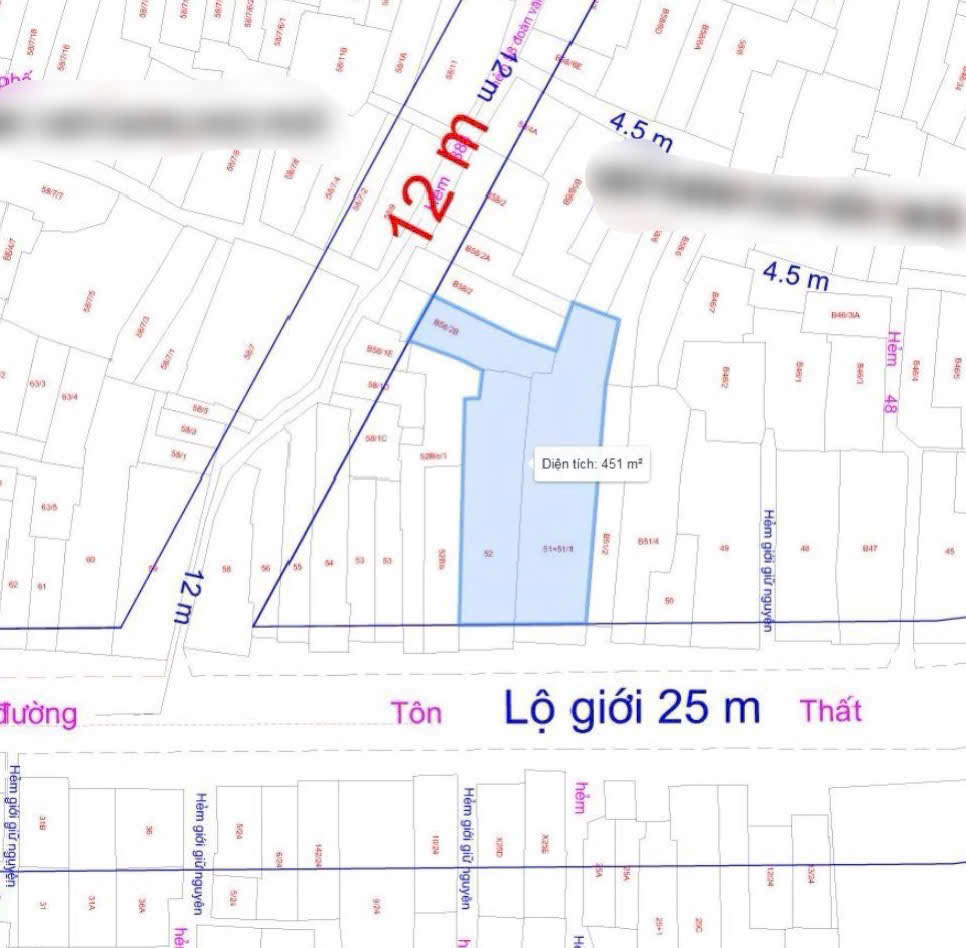 BÁN ĐẤT SIÊU KHƯNG 459M2 NGANG 13M*26M - MẶT TIỀN KD Đ.TÔN THẤT THUYẾT, QUẬN 4 - CẤP PHÉP XD BUILDING LỚN * LIÊN HỆ GIANG GIANG: 093.86.76.685