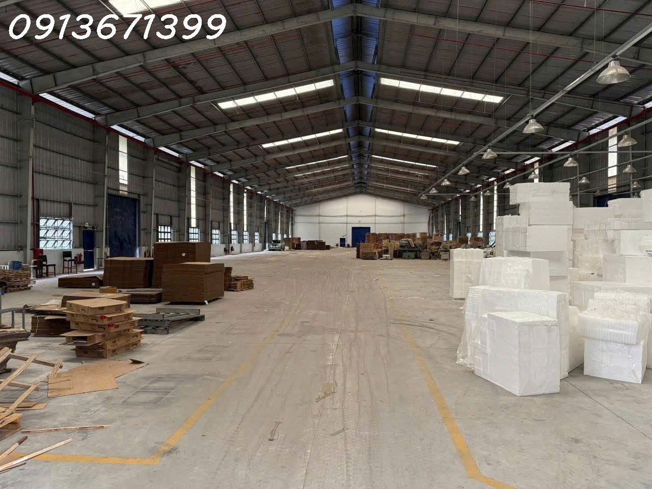 cho thuê nhà xưởng 2.900m² tại bàu bàng – bến cát bình dương pccc tự động điện 560kva
