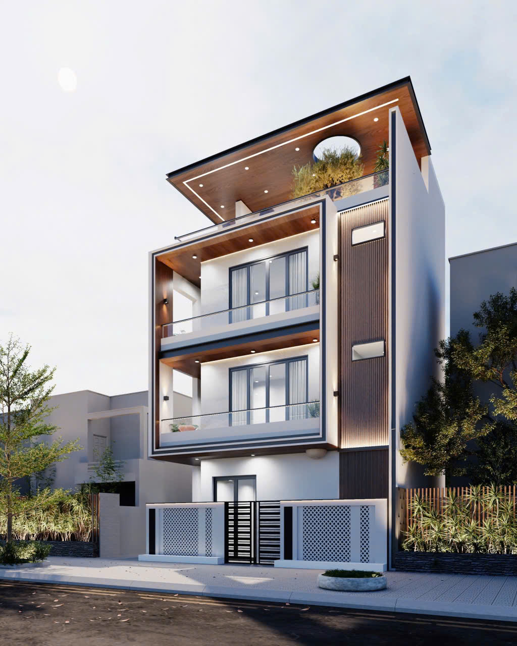 Bán Nhà Độc Lập 4 Tầng – Mặt Ngõ Tuyến 2 Hoàng Thế Thiện, Hải Phòng – Cọc Móng Khoan Nhồi, Full Nội Thất