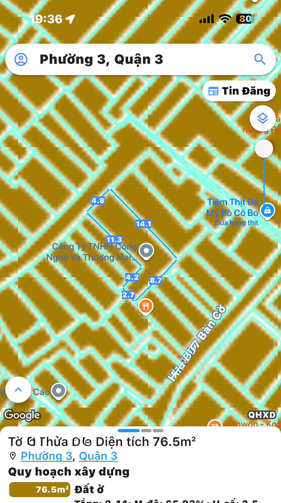 DT ĐẸP 70M2 NGANG 8,7M*14M FULL THỔ - BÁN NHÀ 2 TẦNG MẶT TIỀN HẺM XH Đ.ĐIỆN BIÊN PHỦ, QUẬN 3 - CHỈ 10.5T- CHỦ 0938676685 GIANG GIANG