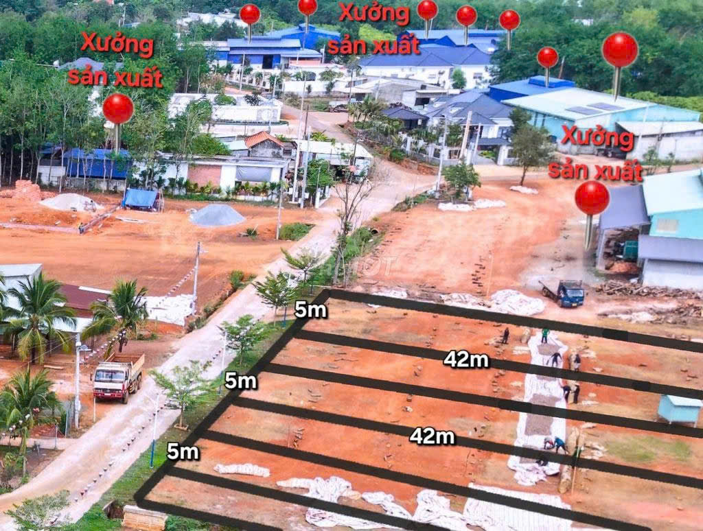 nhanh tay sở hữu lô 190tr ngay kcn 2000ha