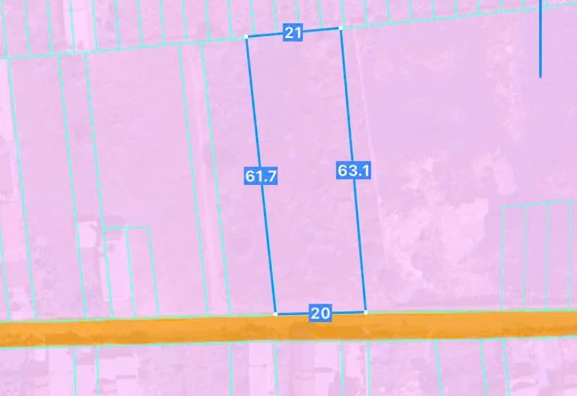 1,270m2 Thổ cư 100%, Vị trí trung tâm, dân cư đông kín, quá đẹp