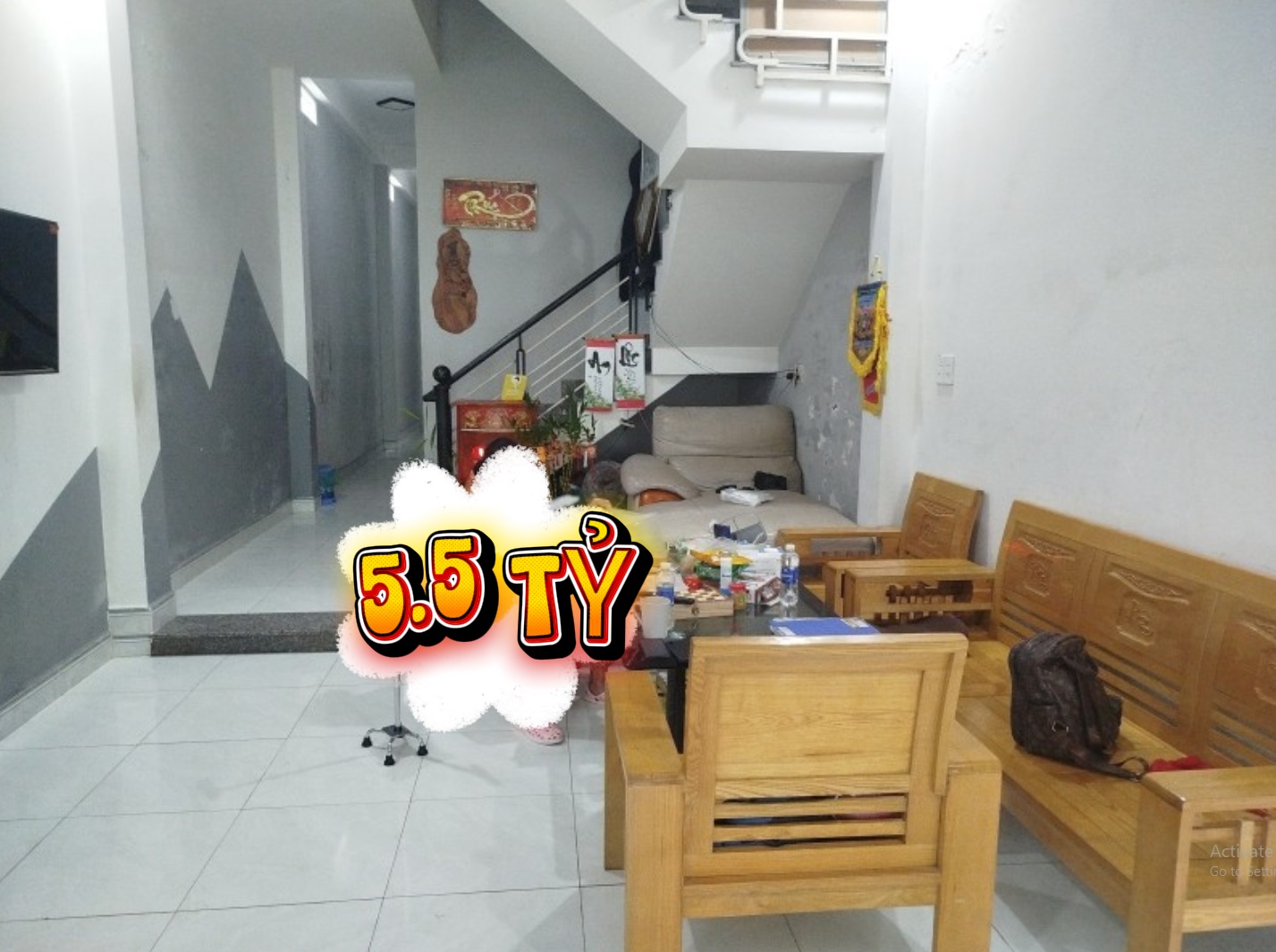 GIẢM 200 TRIỆU – SÁT MỘC SƠN 3 - NHÀ 2 TẦNG KIÊN CỐ (3pn) - CHỈ 5.5