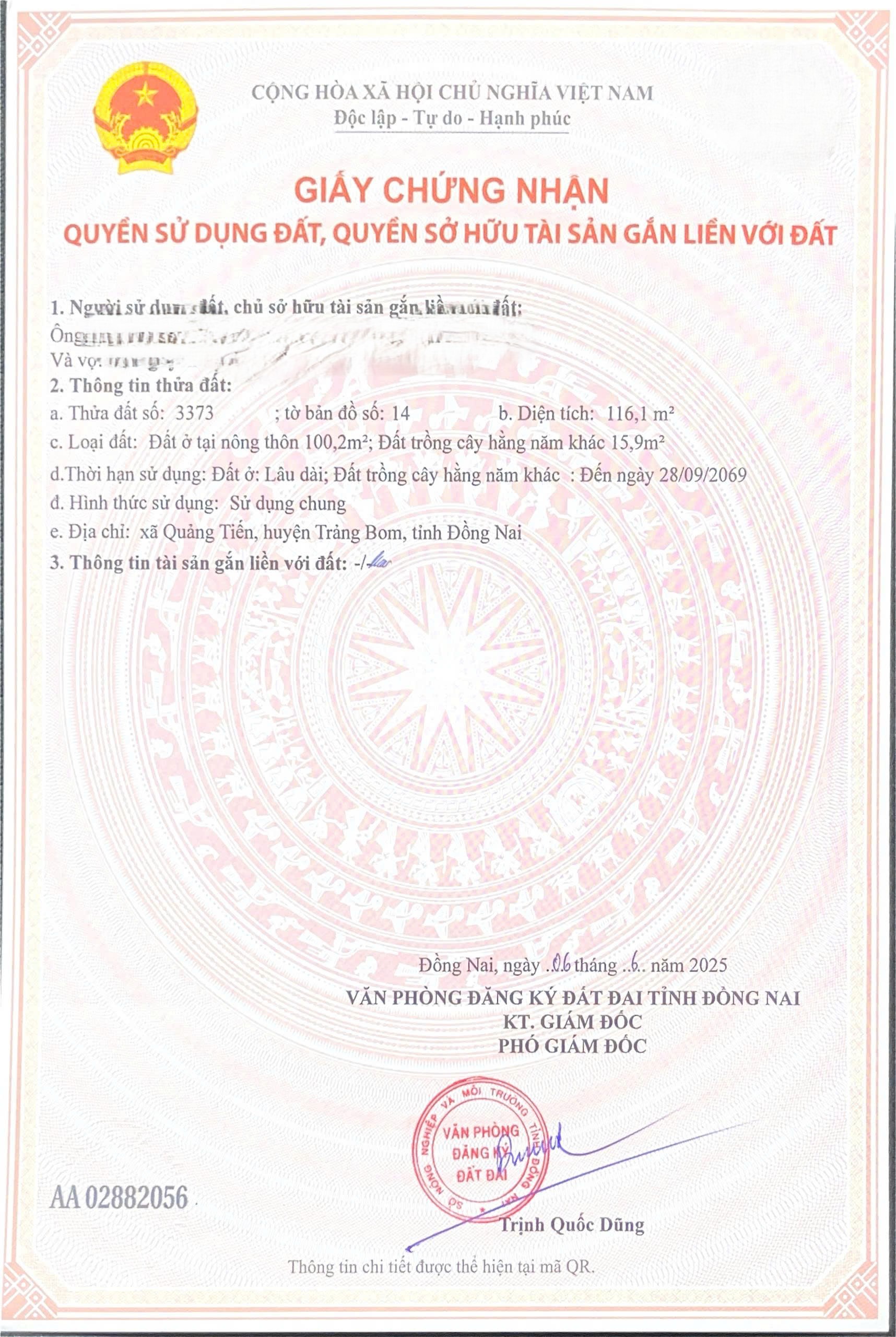 ???? BÁN ĐẤT GIÁ TỐT – GẦN CHỢ TRÀ CỔ, TỔNG KHO MIỀN ĐÔNG – CHỈ 1.3 TỶ ????