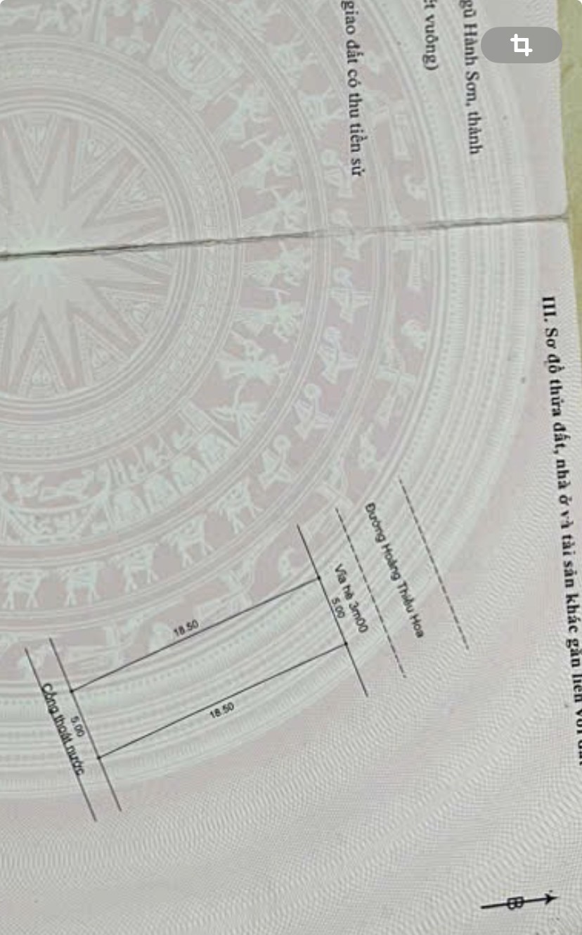 ???? BÁN LÔ ĐẤT ĐẸP KHU TĐC TÂN TRÀ ĐÀ NẴNG – GIÁ CHỈ 3,9 TỶ ????