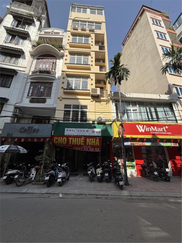 Nhà riêng 7 tầng cho thuê số 39 ngõ 221 tôn đức thắng mt 5m pccc thang máy