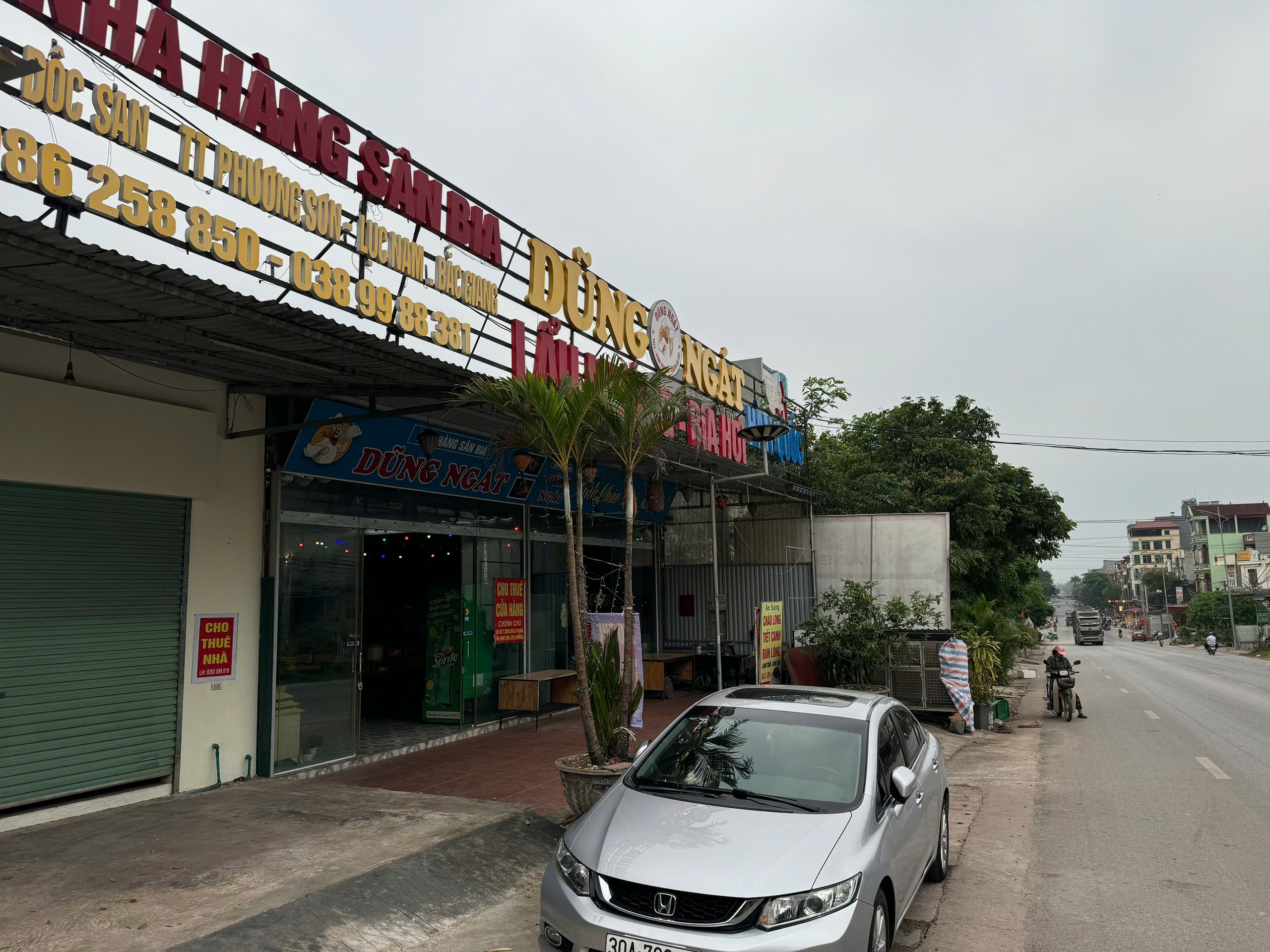 CHO THUÊ MẶT BẰNG KINH DOANH DỐC SÀN , LỤC NAM, BẮC GIANG – VỊ TRÍ ĐẸP