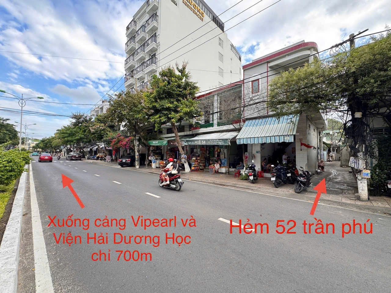 BÁN ĐẤT TẶNG NHÀ CẤP 4 – HẺM 52 TRẦN PHÚ, VĨNH NGUYÊN, NHA TRANG