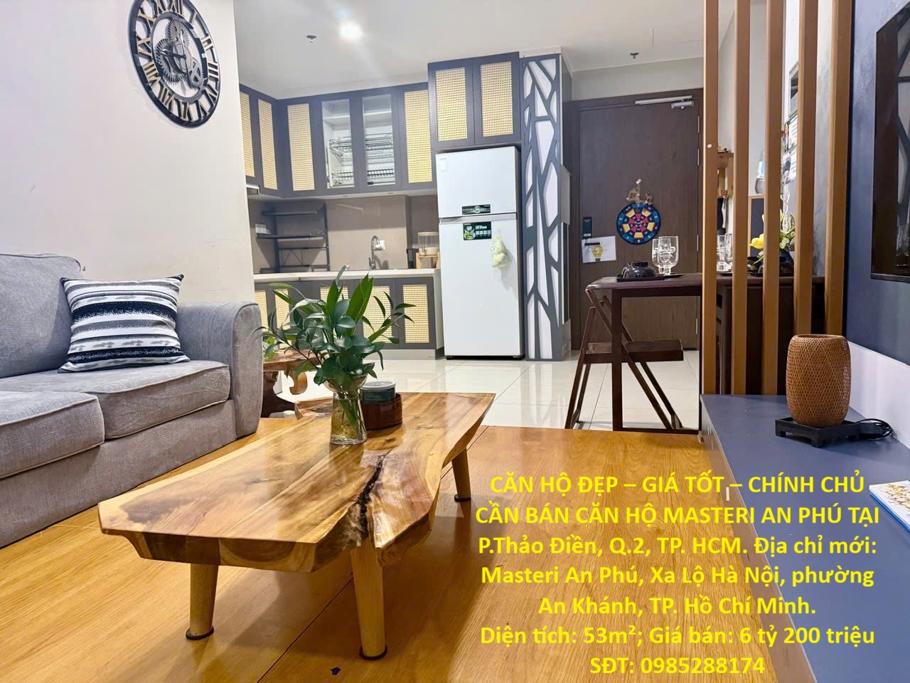 CĂN HỘ ĐẸP – GIÁ TỐT – CHÍNH CHỦ CẦN BÁN CĂN HỘ MASTERI AN PHÚ TẠI P.Thảo Điền, Q.2, TP. HCM