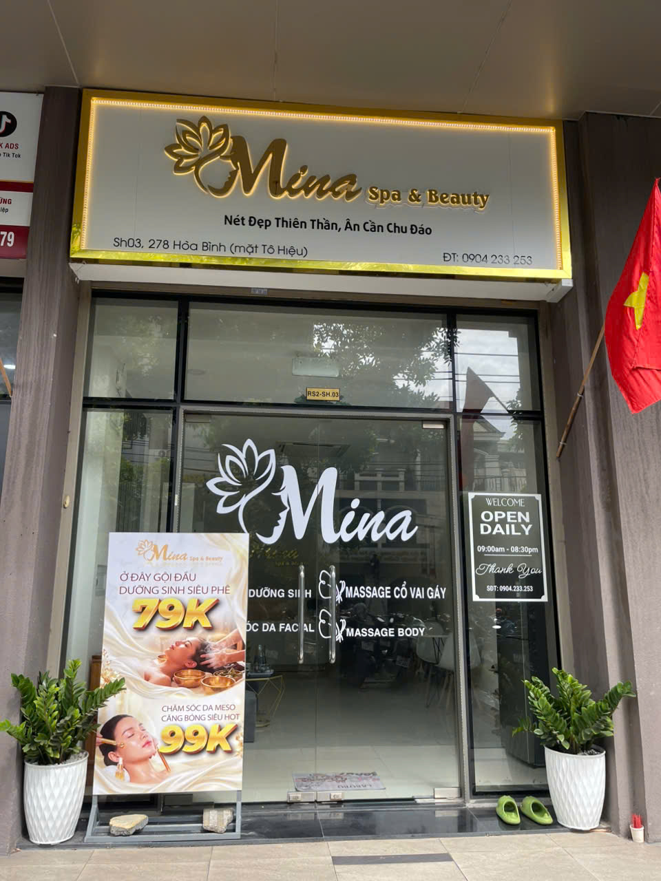 SANG RẺ SPA Gội Body - Phun xăm , DECOR ĐẸP MỚI TOÀN BỘ , CHỈ 160 tr , MB : 20 tr, Shop House Tầng trệt CC Richstar, Tel : 0904233253 ( chính chủ )