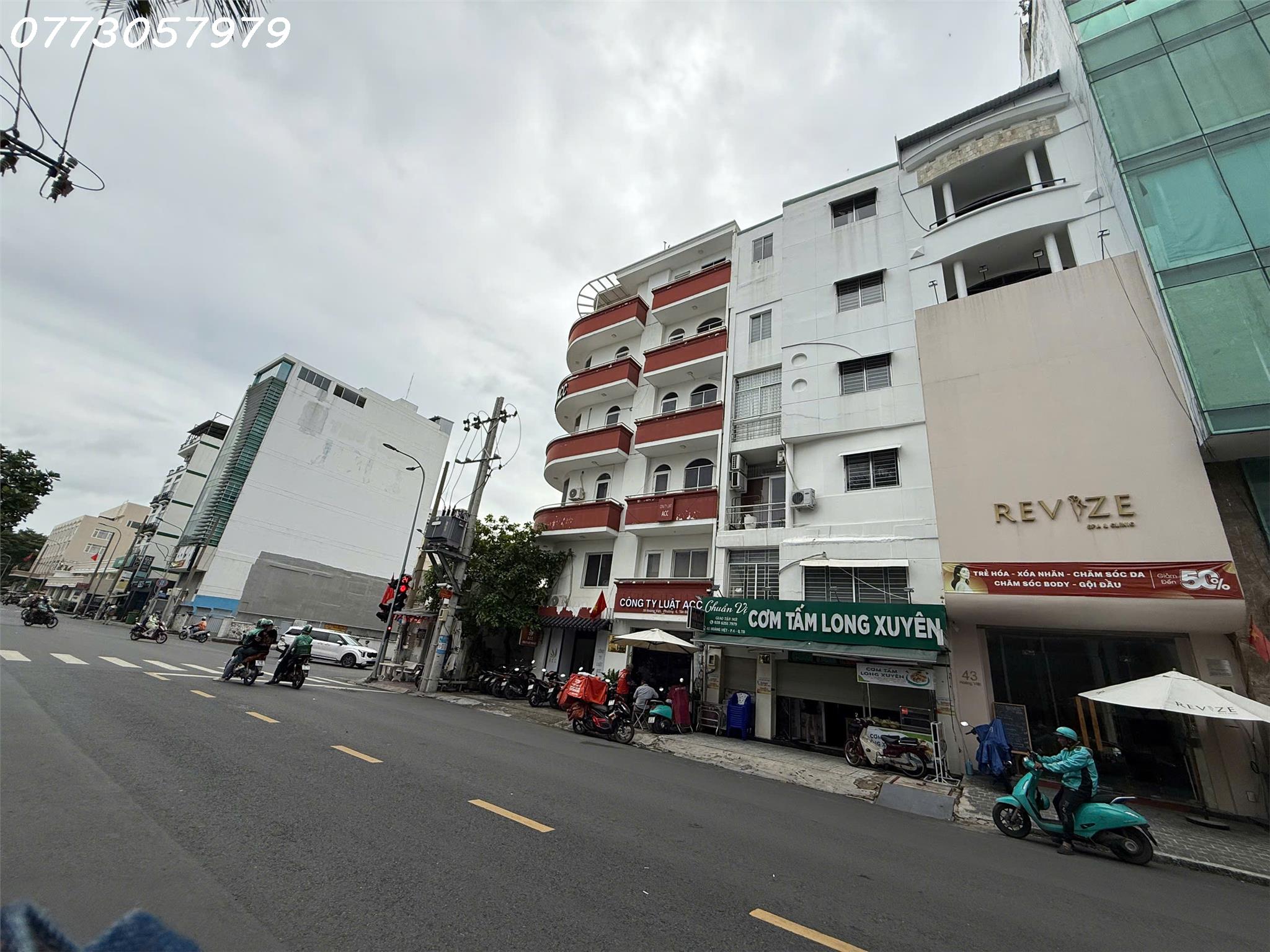 TOÀ NHÀ CHDV HOÀNG VIỆT, PHƯỜNG 4,TÂN BÌNH 7X20M, 5 TẦNG, HĐT 70TR CHỈ 35TỶ