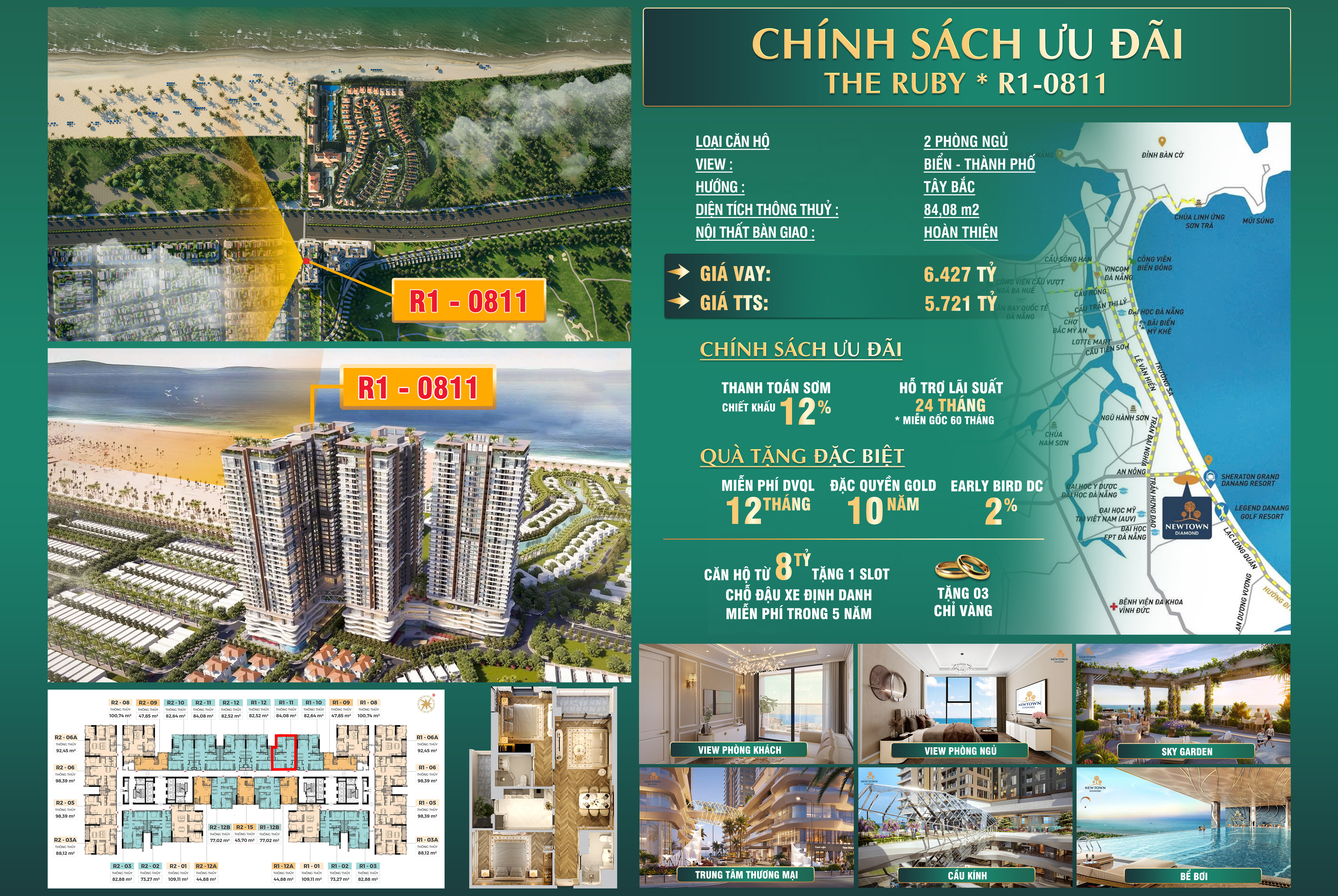 NEWTOWN DIAMOND – CĂN HỘ BIỂN CAO CẤP, GIÁ TRỊ TĂNG TRƯỞNG DÀI HẠN