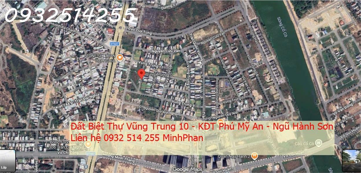 Chính chủ cần bán nhanh Lô đất Biệt Thự Khu Đô Thị Phú Mỹ An - Ngũ Hành Sơn - 300m2 - Đường 7m5 - Giá 13.5 tỷ