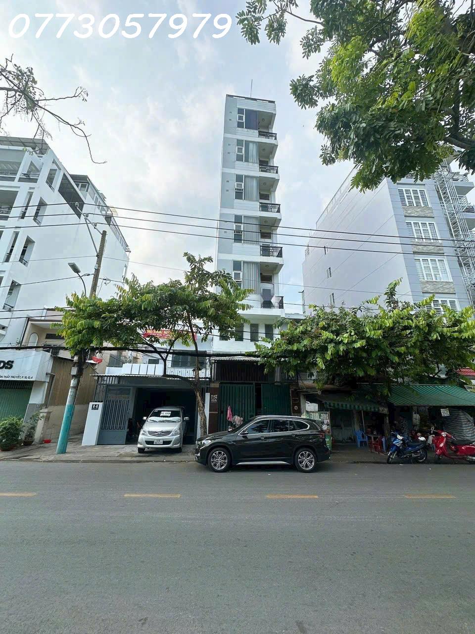 BÁN TÒA NHÀ CHDV TÔN THẤT THUYẾT, Q.4 HẦM 8 TẦNG 5X23 CHỈ 31TỶ TL