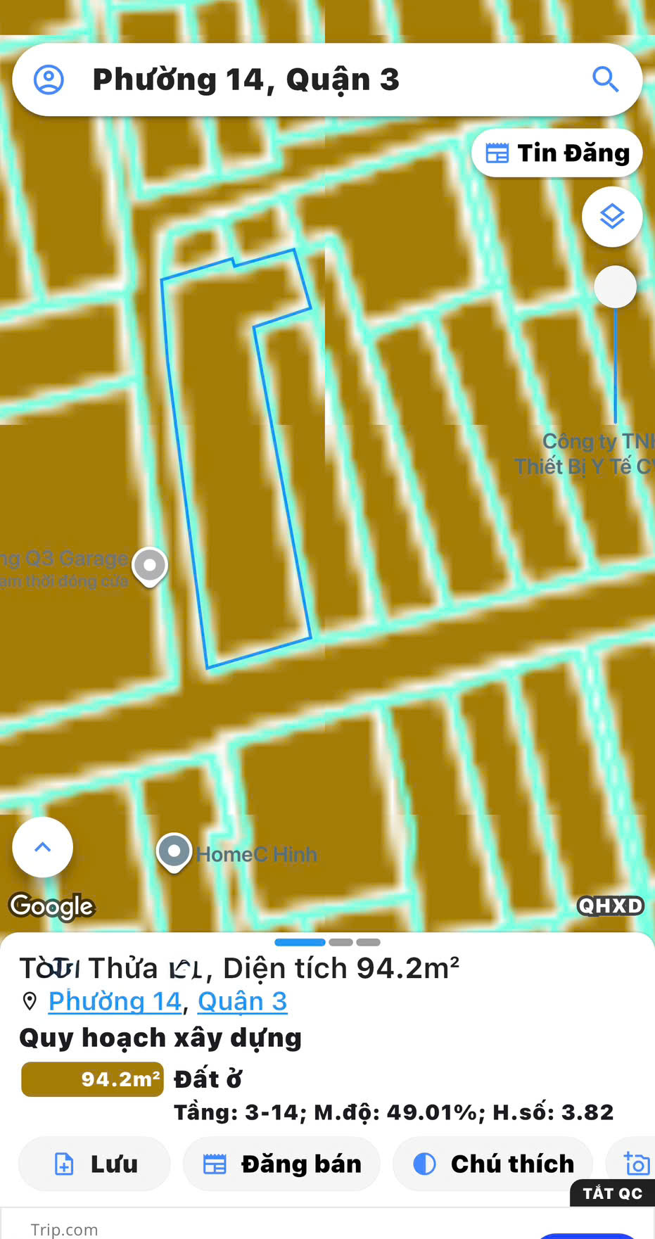 CHÍNH CHỦ 1 ĐỜI CẦN BÁN NHÀ 3 TẦNG HXH Đ.TRẦN QUANG DIỆU, P.NHIÊU LỘC, QUẬN 3 - DT SIÊU ĐẸP NGANG 5M NỞ HẬU 6.6M*19M - SH FULL THỔ CƯ* LIÊN HỆ GIANG GIANG: 093.86.76.685