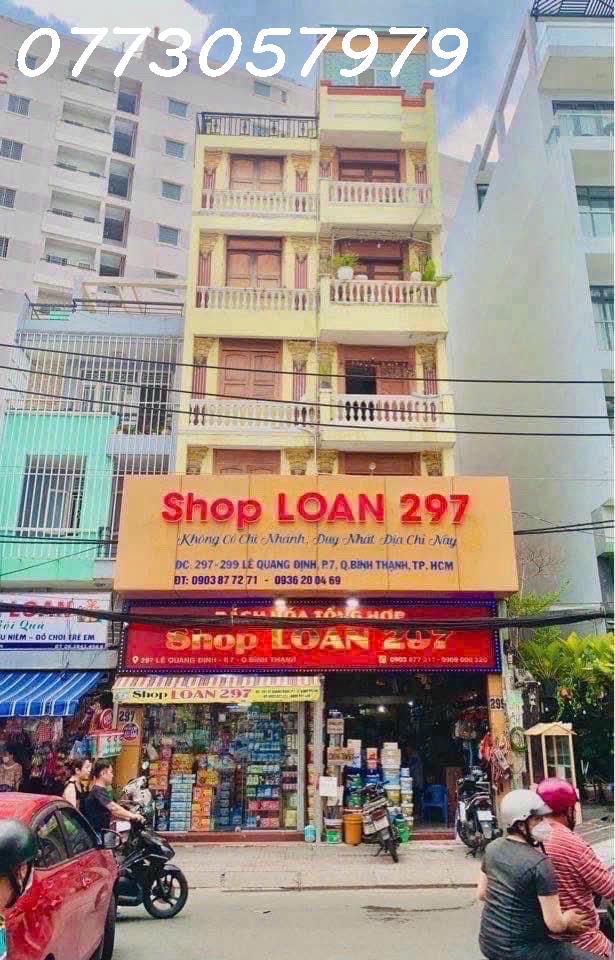 BÁN NHÀ MẶT TIỀN LÊ QUANG ĐỊNH – P.7, BÌNH THẠNH 7X20M