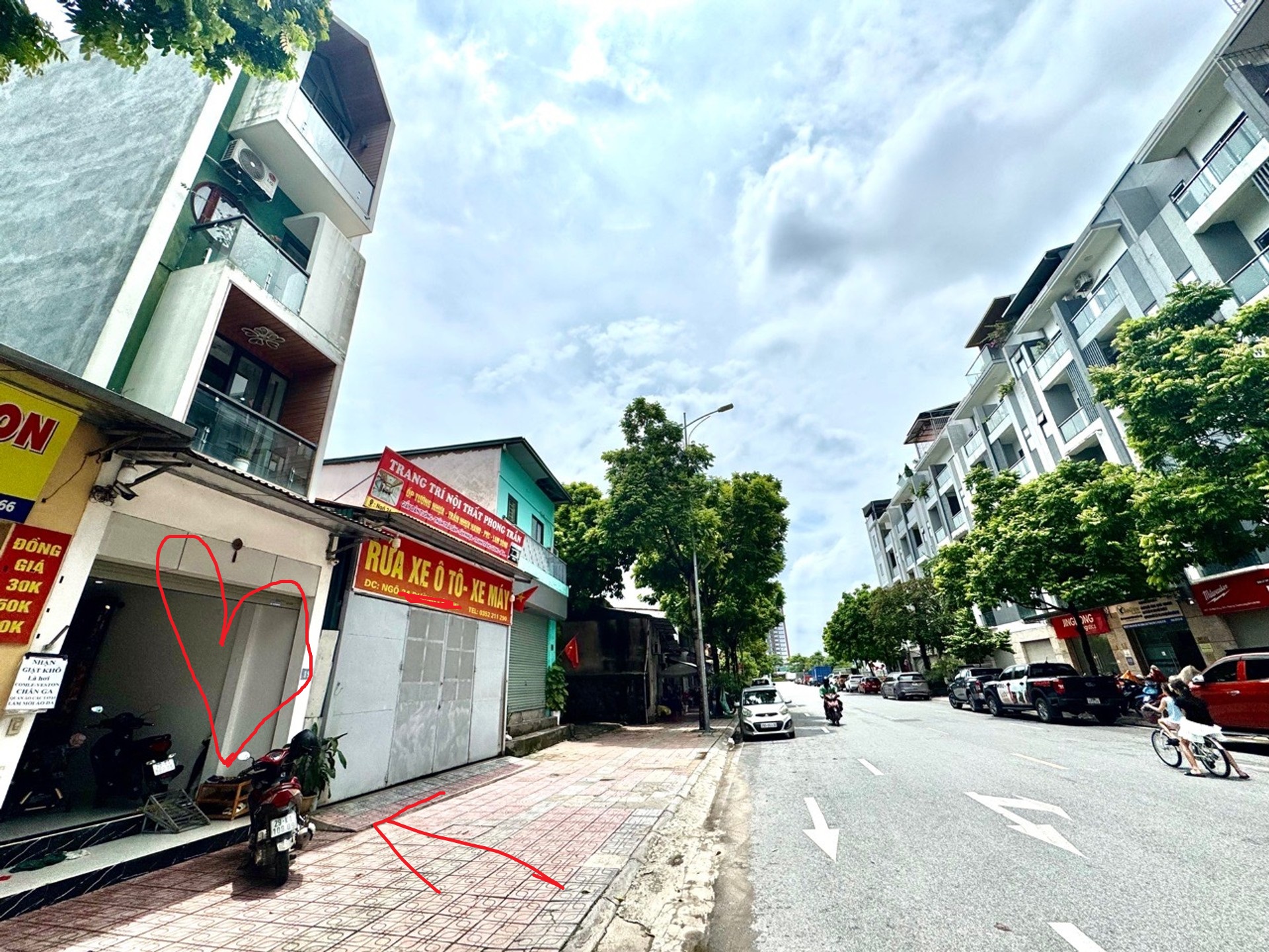 Phân lô vỉa hè Thượng Thanh 14tỷ 55m kinh doanh kết hợp ở