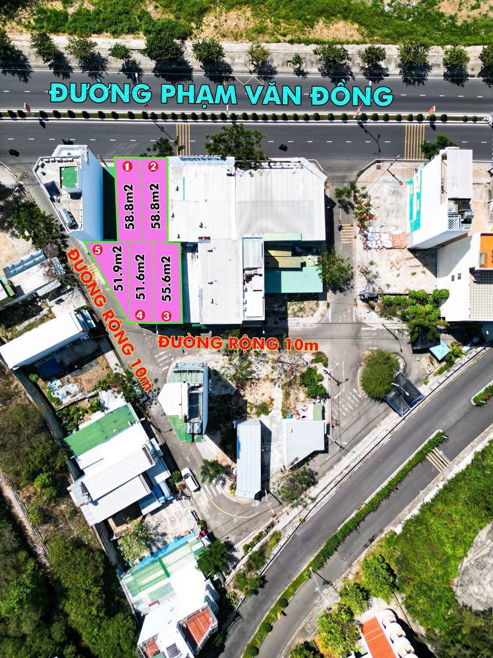 BÁN 5 LÔ ĐẤT SIÊU ĐẸP VIEW BIỂN MẶT TIỀN BIỂN PHẠM VĂN ĐỒNG PHƯỜNG BẮC NHA TRANG