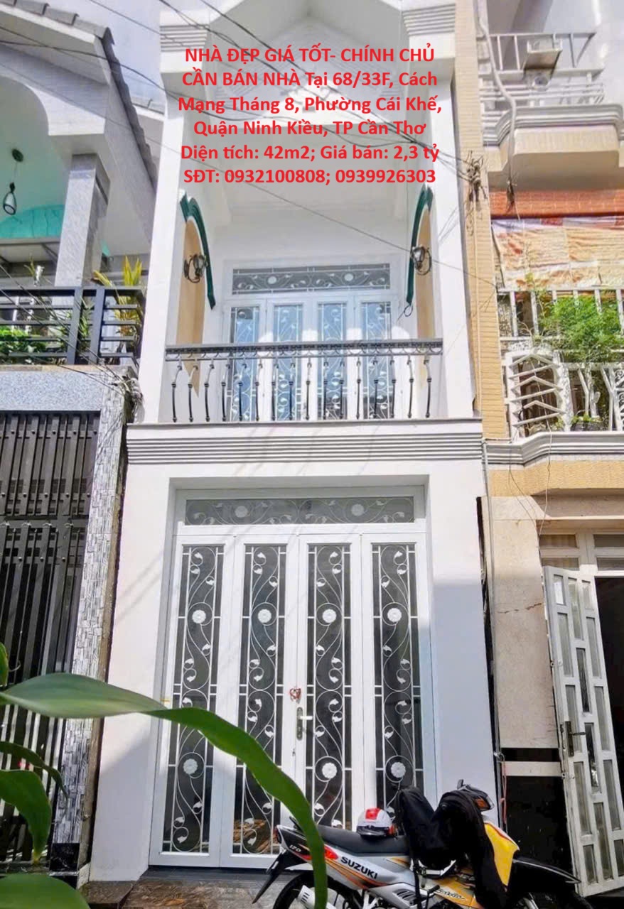 NHÀ ĐẸP GIÁ TỐT- CHÍNH CHỦ CẦN BÁN NHÀ Tại Phường Cái Khế, Ninh Kiều, Cần Thơ