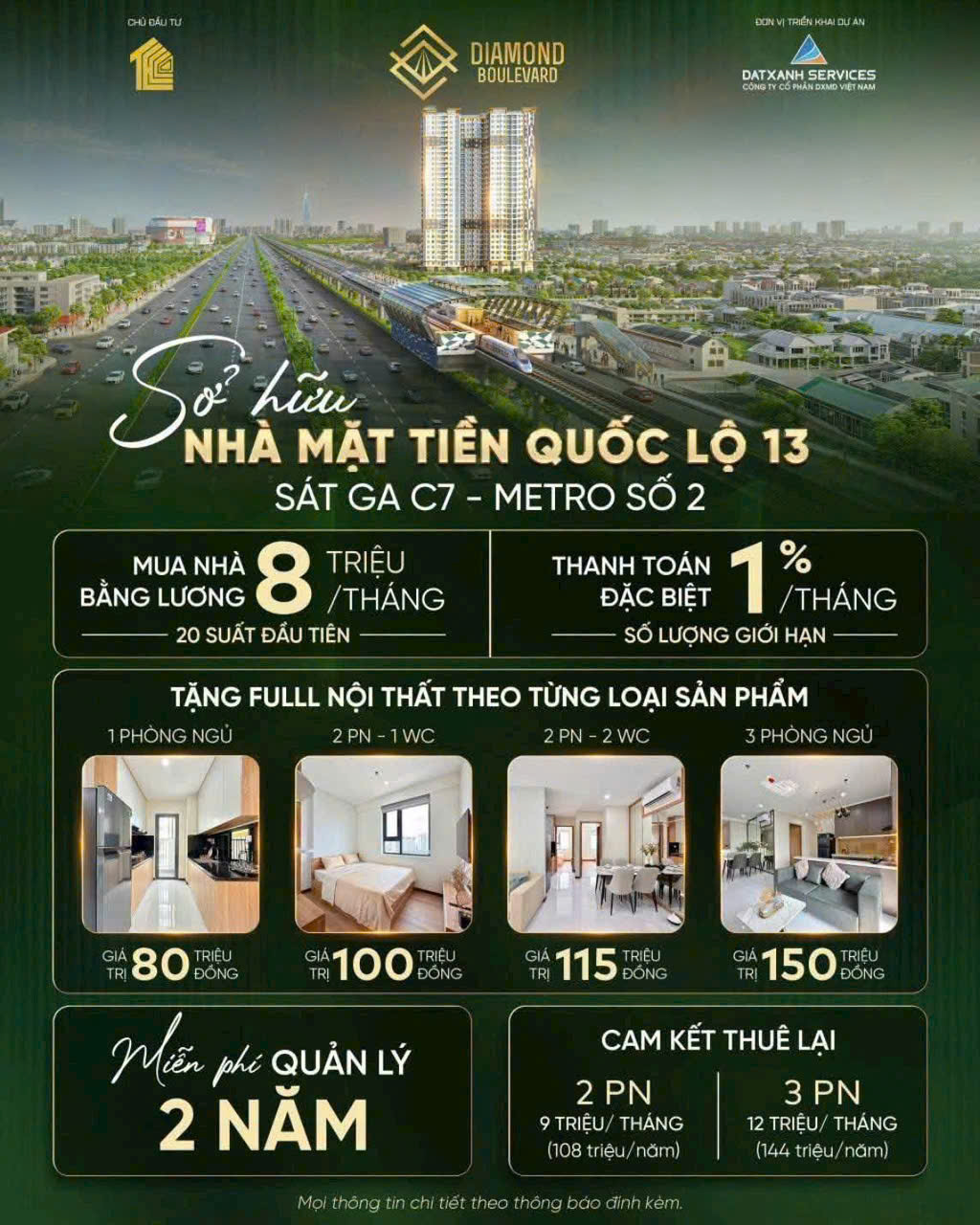 BÁN CĂN HỘ 2PN MẶT TIỀN QUỐC LỘ 13 CHỈ TỪ 2,4 TỶ THANH TOÁN 20% NHẬN NHÀ