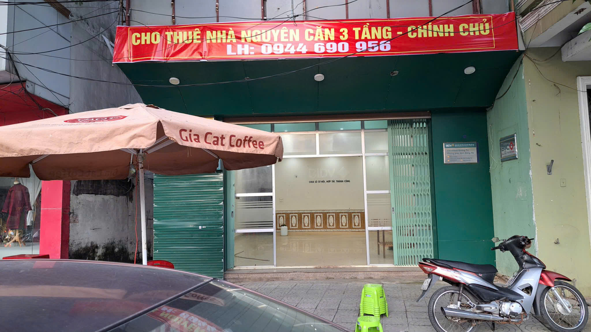 Cho thuê nhà 3 TẦNG LÀM MBKD TẠI LÊ DUẨN, ĐÔNG HÀ, QUẢNG TRỊ